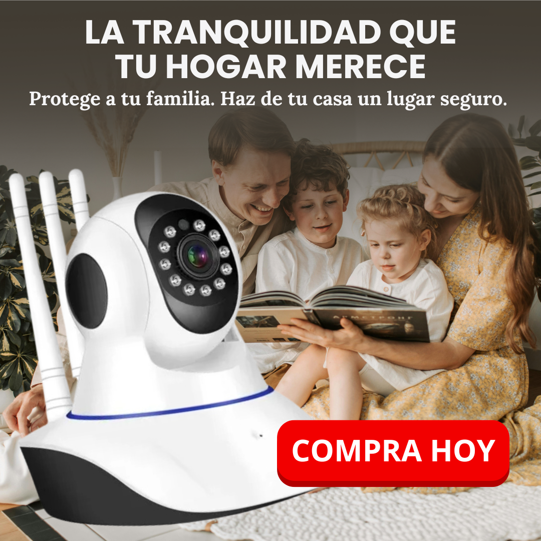 CAMARA DE SEGURIDAD WIFI  3 ANTENAS  ROBÓTICA